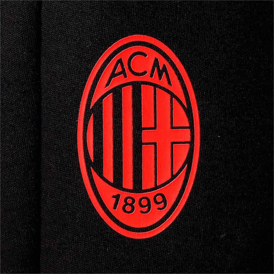AC Milan black Casual hooded presentation tracksuit 2022/23 - Puma