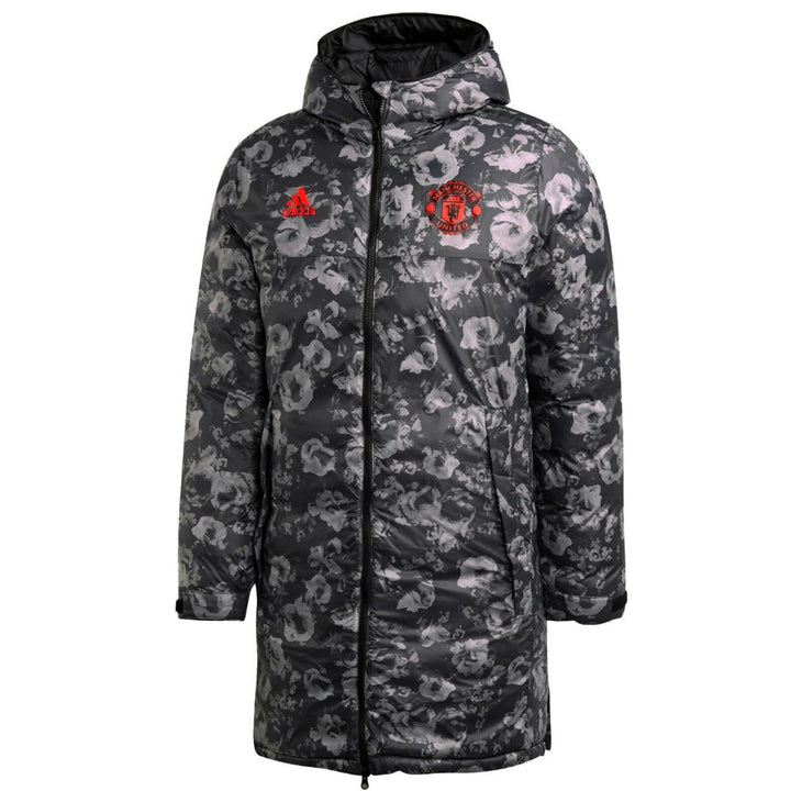 Manchester United soccer down padded long jacket 2019/20 - Adidas