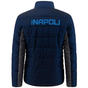 SSC Napoli soccer training/presentation bomber jacket 2019/20 - Kappa - SoccerTracksuits.com