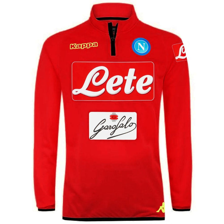 SSC Napoli red/black training technical tracksuit 2018/19 - Kappa