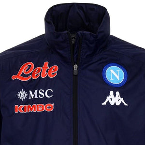 SSC Napoli soccer training rain jacket 2020/21 - Kappa - SoccerTracksuits.com