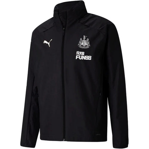 Newcastle United soccer black training rain jacket 2020/21 - Puma