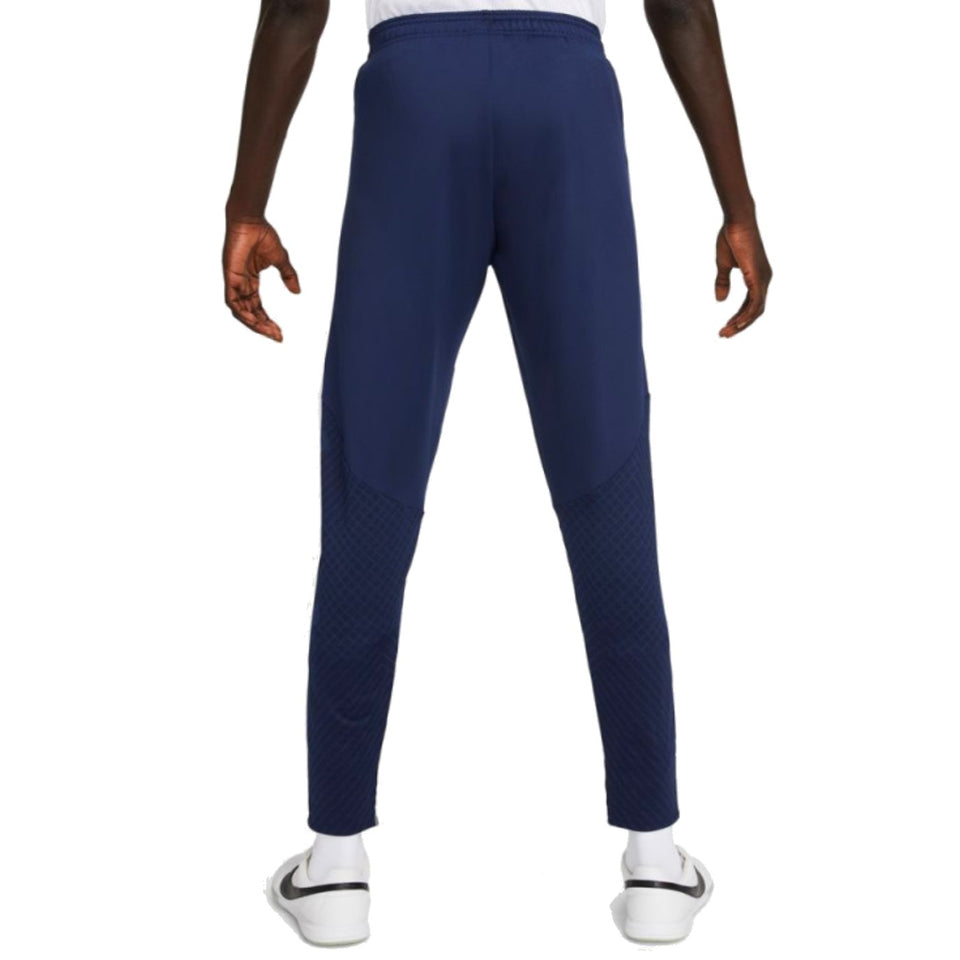 Back view of navy blue Chelsea training tracksuit 2022 2023 pants with quilted detail