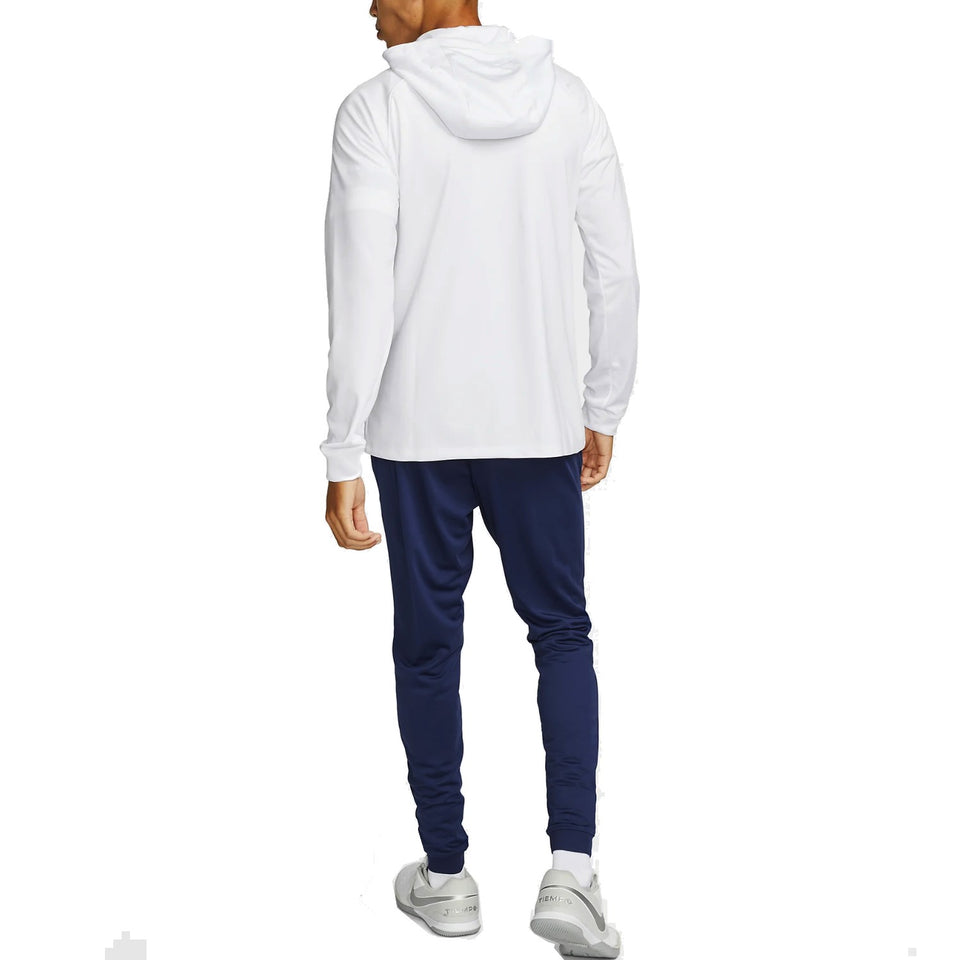 Men's France hooded tracksuit Nike in white and navy for comfortable athletic wear