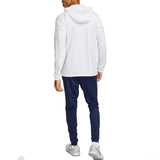 Men's France hooded tracksuit Nike in white and navy for comfortable athletic wear