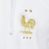 France hooded tracksuit Nike featuring an embroidered rooster logo in gold
