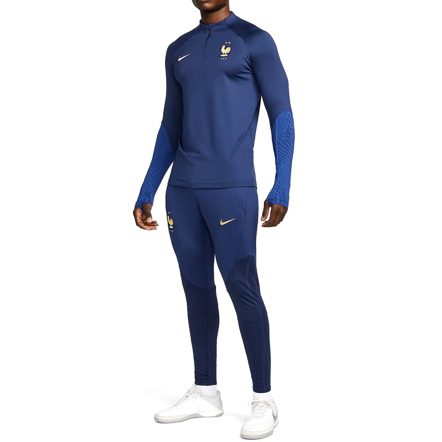 2022 年WC フランス代表　NIKE ウーブントラックスーツ ナイキ フランス トレーニング トラックスーツ 2022/23 ネイビーブルー
