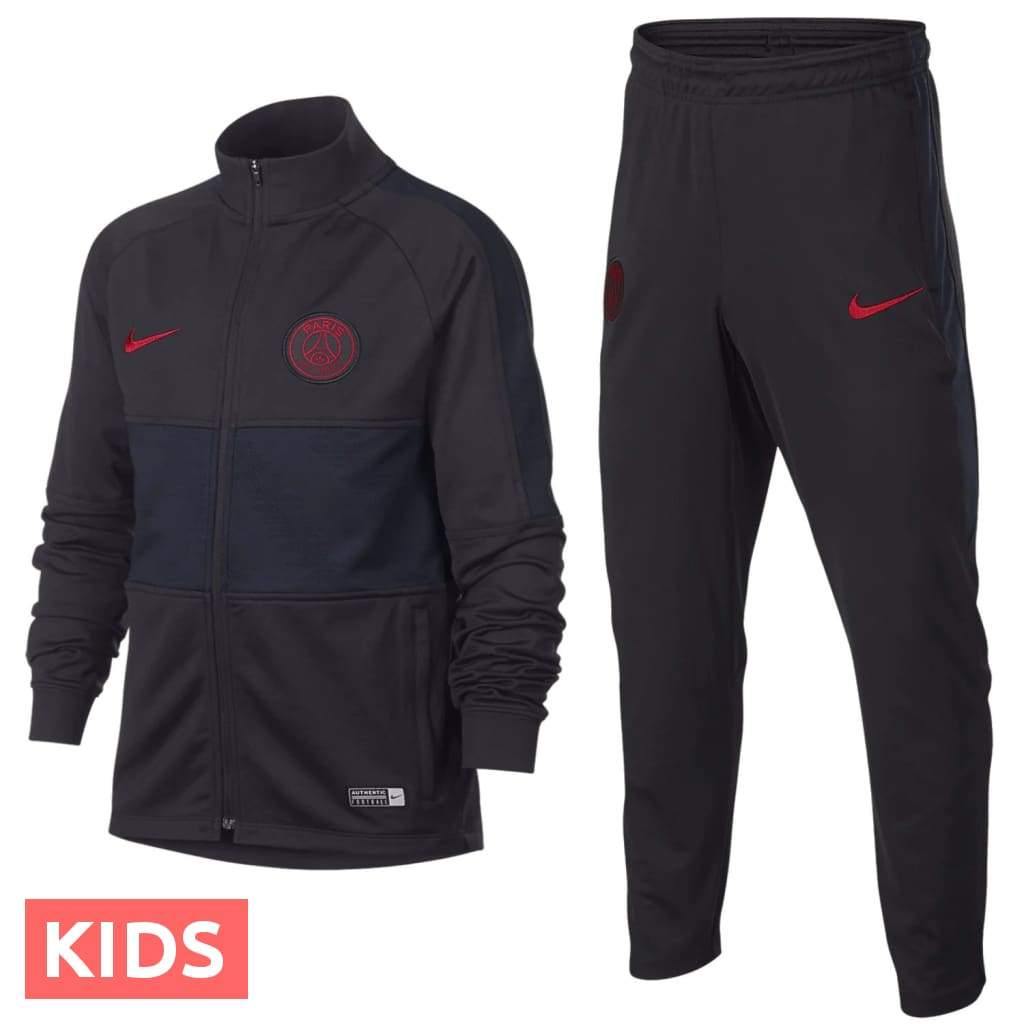 Kids PSG Tracksuit 2019 20 - Nike Paris Saint Germain Soccer Set
