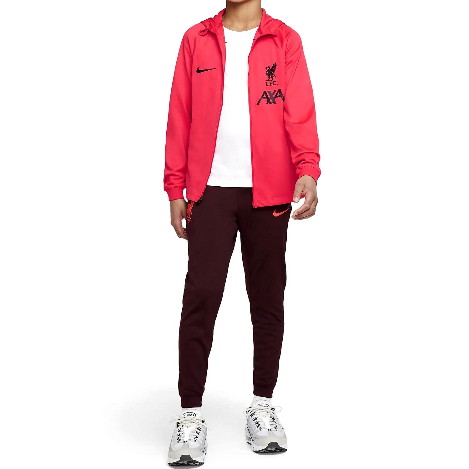 Kids Liverpool training presentation hooded tracksuit 2022/23 Nike