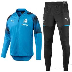 Olympique Marseille soccer Pro presentation tracksuit 2019 - Puma - SoccerTracksuits.com