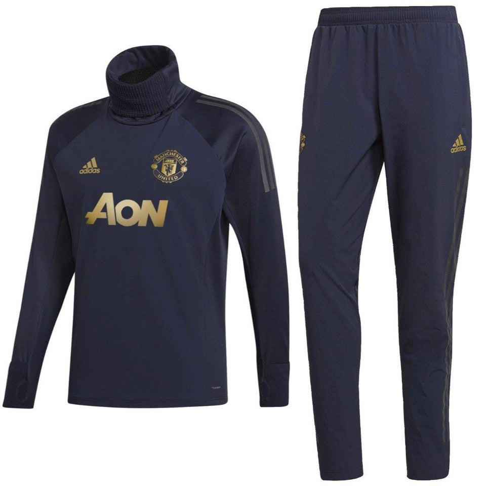 Manchester United training technical soccer tracksuit UCL 2018/19 - Adidas - SoccerTracksuits.com