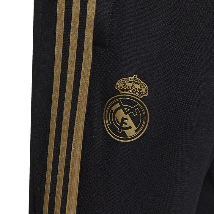 Real Madrid soccer black technical training tracksuit 2019/20 - Adidas