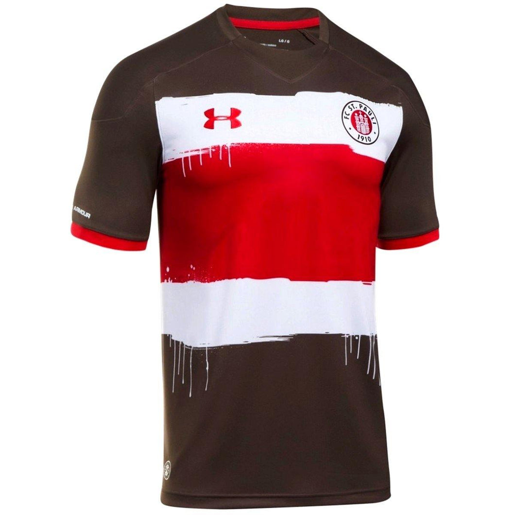 FC St. Pauli Home soccer jersey 2018 - Under Armour - SoccerTracksuits.com