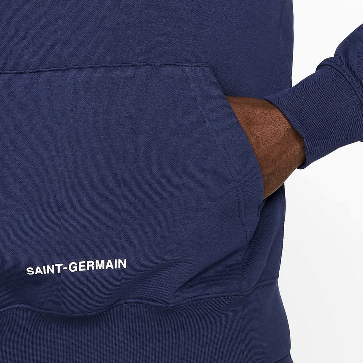PSG cotton Casual presentation tracksuit 2022/23 navy - Nike
