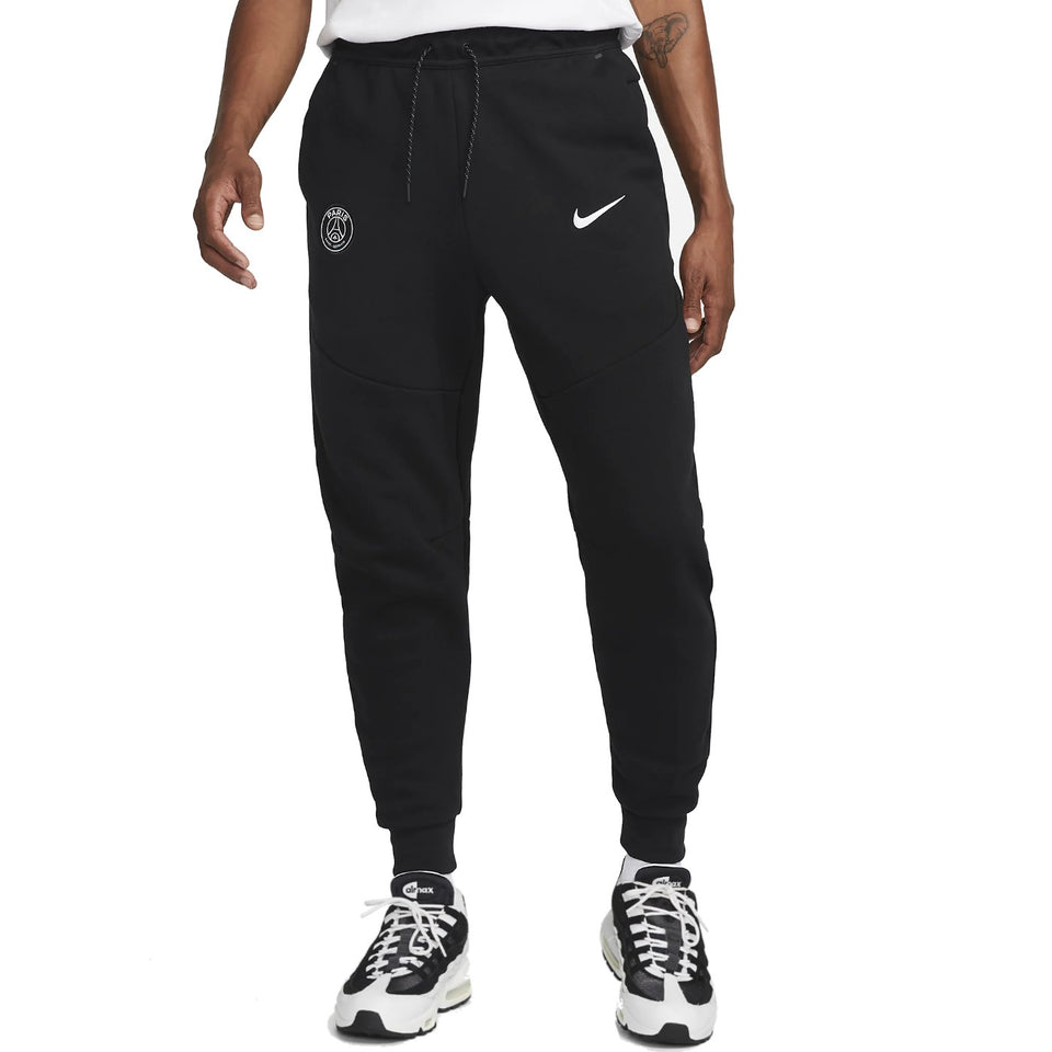 PSG Tech Fleece green/black presentation Soccer tracksuit 2022/23 - Nike