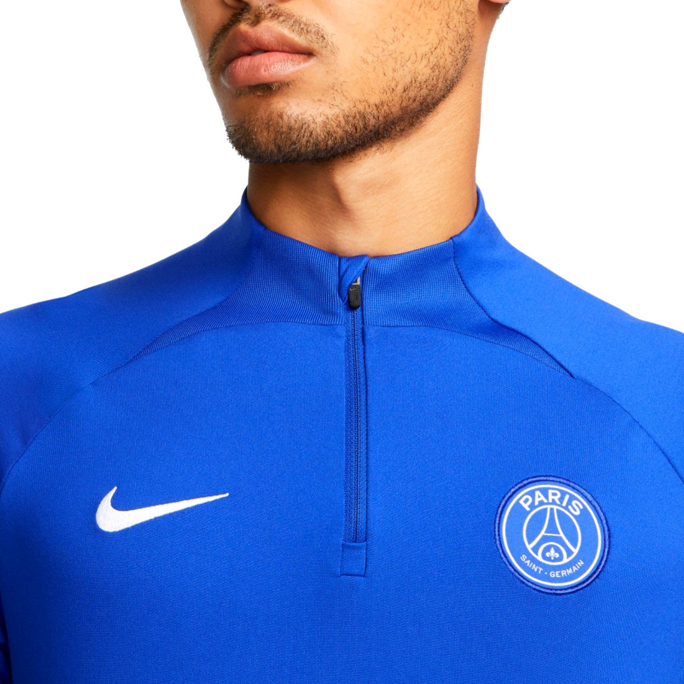 Paris Saint Germain PSG Nike Training Drill Top Blue HOMME 2023 24
