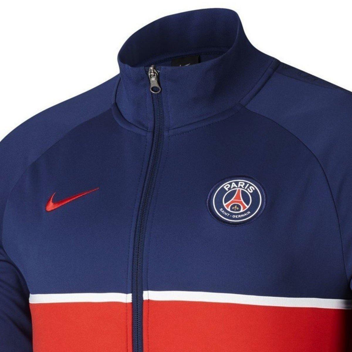 PSG pre-match presentation soccer tracksuit 2020/21 Nike