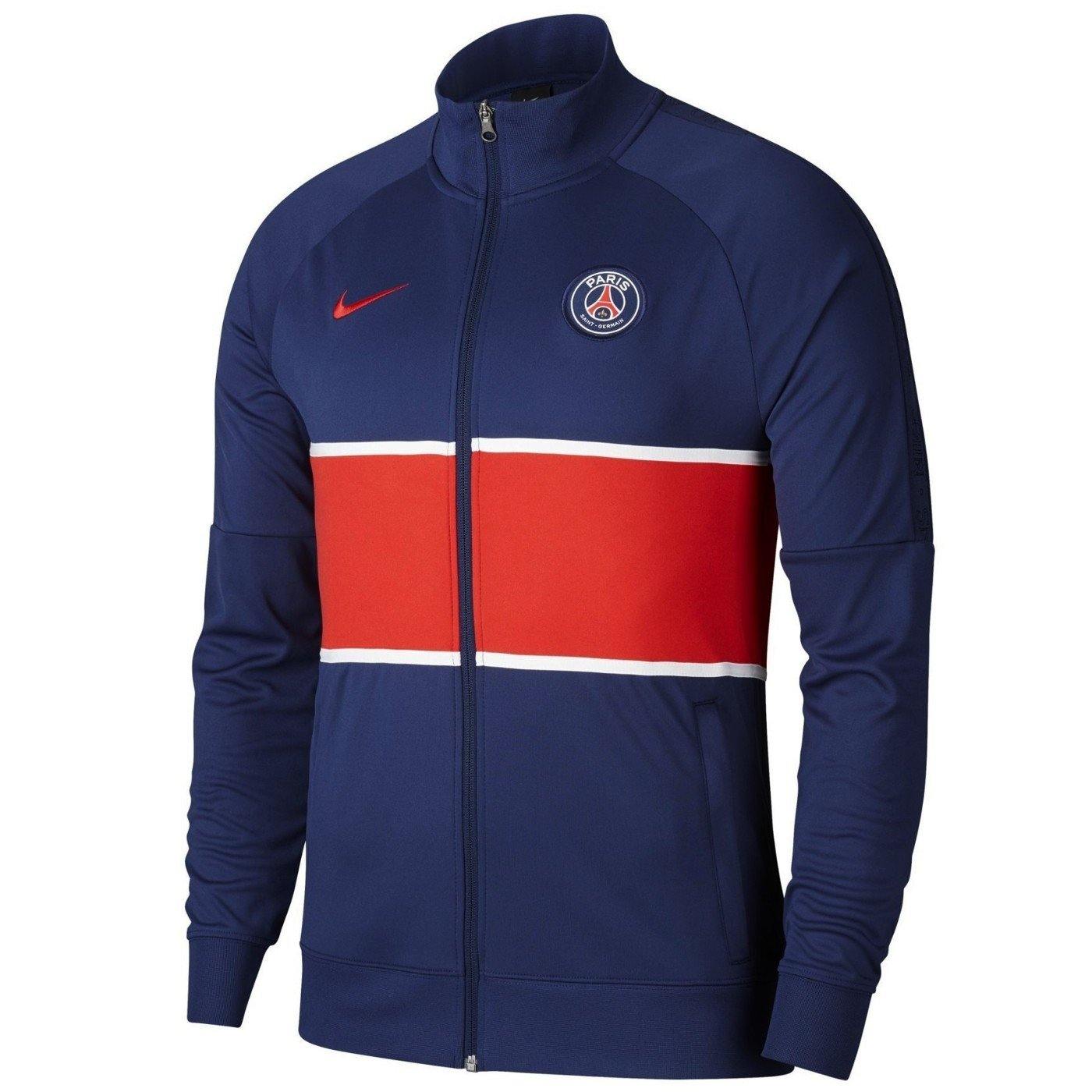 Buy now PSG pre-match presentation soccer tracksuit 2020/21 Nike