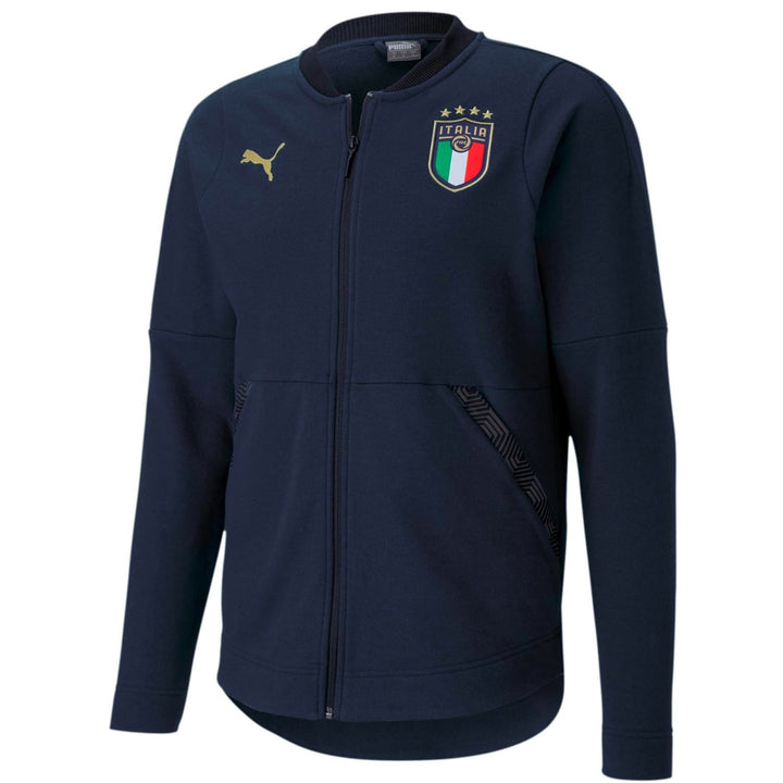 Italy navy Casual presentation Soccer tracksuit 2020/21 - Puma