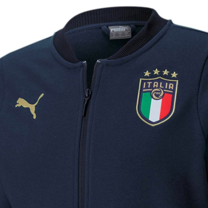 Italy navy Casual presentation Soccer tracksuit 2020/21 - Puma