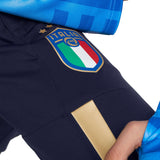 Puma Italy pre-match training suit showcasing the Italia emblem on comfortable athletic material