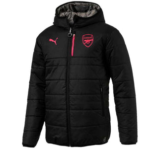 Arsenal training technical reversible soccer jacket 2017/18 black - Puma - SoccerTracksuits.com