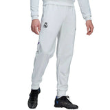 Real Madrid training sweat tracksuit 2022 in white with club logo, perfect for fans and athletes
