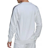 Back view of the Real Madrid training sweat tracksuit 2022 in white, featuring a comfortable design for athletes