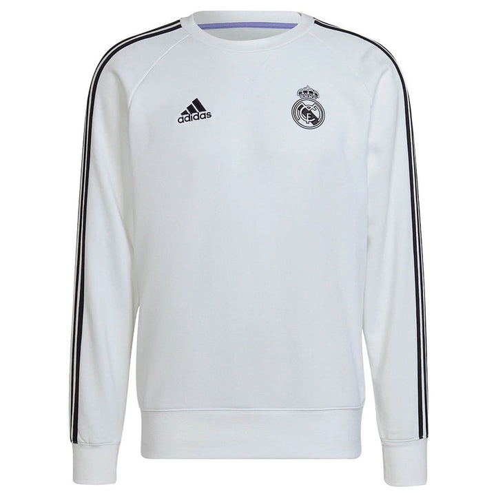 Real Madrid white training sweat Soccer tracksuit 2022/23 - Adidas