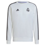 Real Madrid training sweat tracksuit 2022 featuring a classic white design and Adidas branding