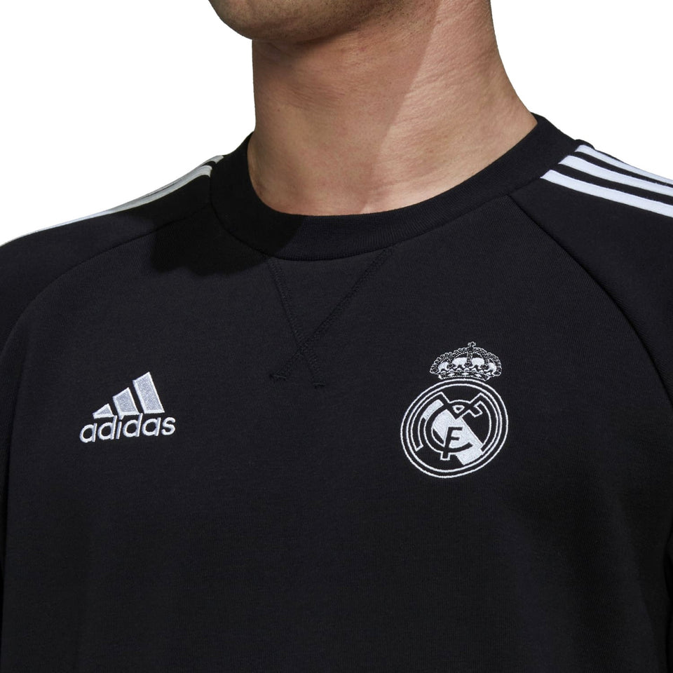 Real Madrid black/white training sweat Soccer tracksuit 2022/23 - Adidas