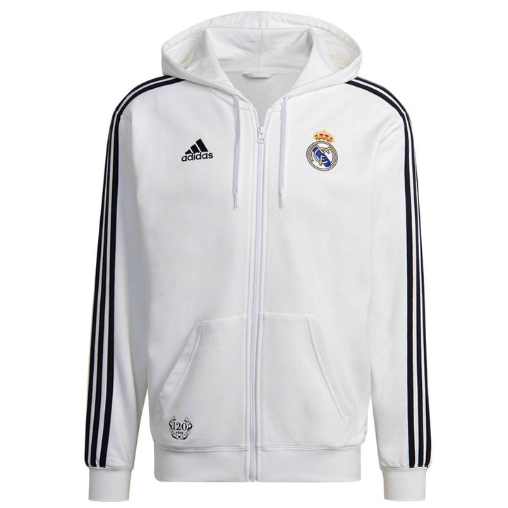 Real Madrid Casual 3S hooded presentation tracksuit 2022/23 - Adidas