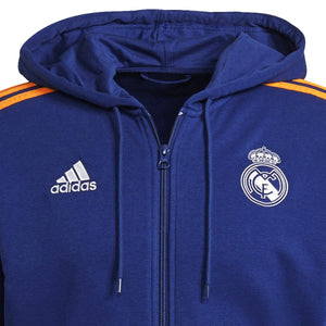 Real Madrid Casual 3S hooded presentation tracksuit 2021/22 - Adidas