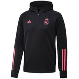 Real Madrid black/grey hooded training technical tracksuit 2020/21 - Adidas - SoccerTracksuits.com