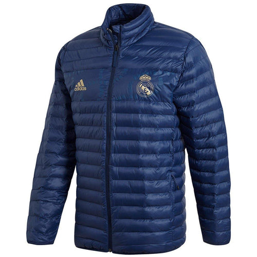 Real Madrid soccer navy light padded jacket 2019/20 - Adidas - SoccerTracksuits.com