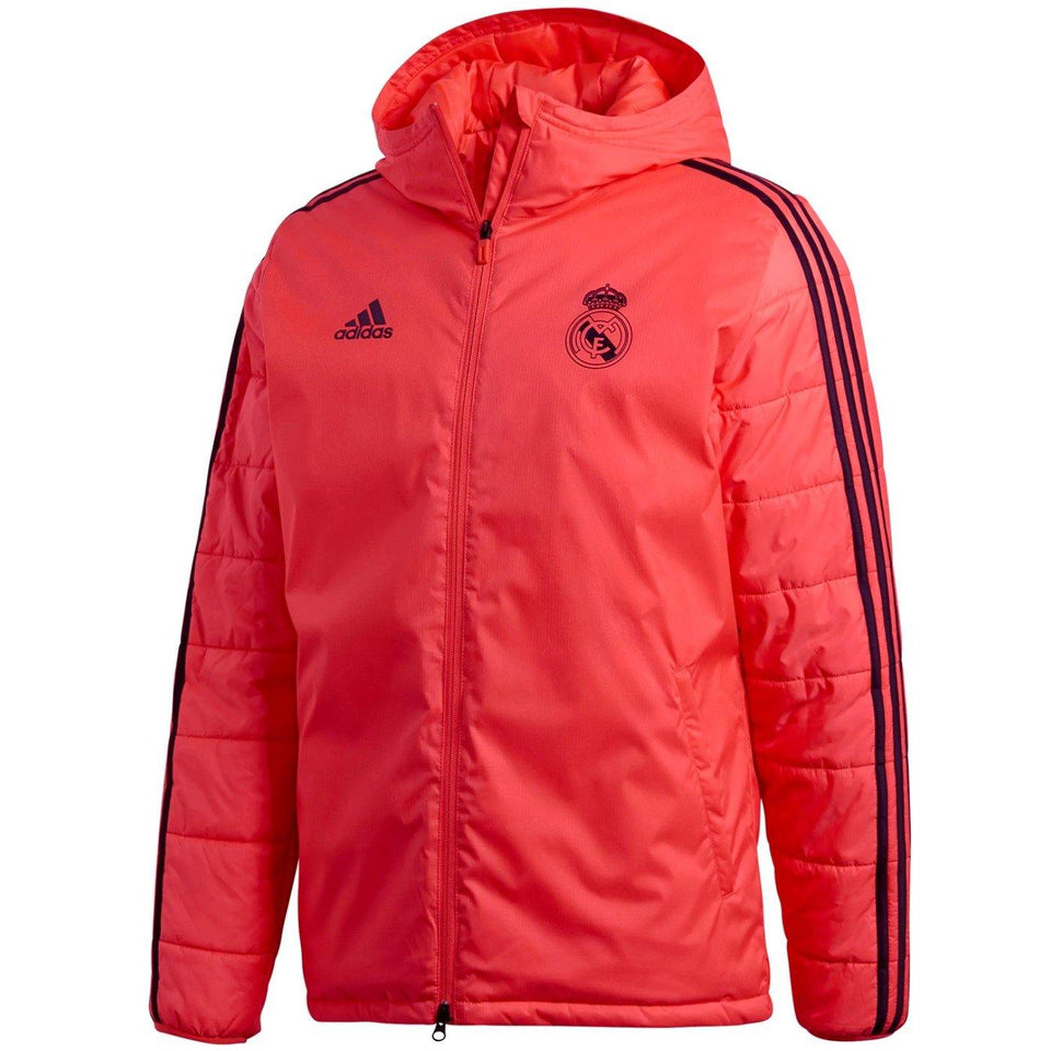 Real Madrid UCL soccer training technical bench jacket 2018/19 - Adidas - SoccerTracksuits.com