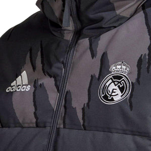 Real Madrid Soccer padded down long jacket 2020/21 - Adidas - SoccerTracksuits.com