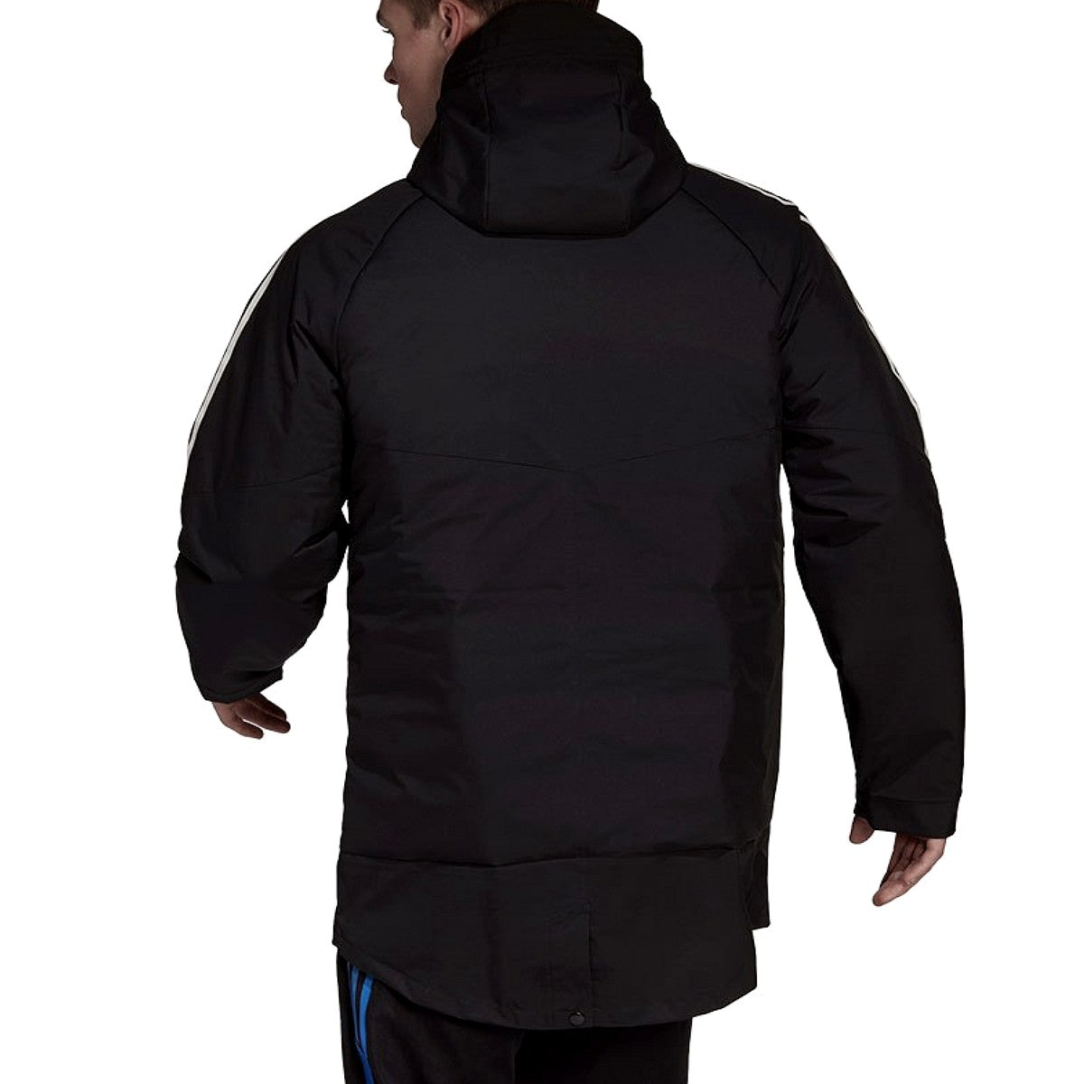 Real Madrid winter training bench parka jacket 2022/23 Adidas