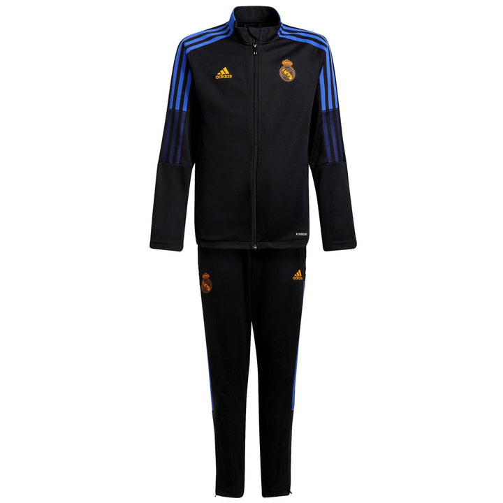 Kids - Real Madrid training presentation tracksuit 2021/22 - Adidas