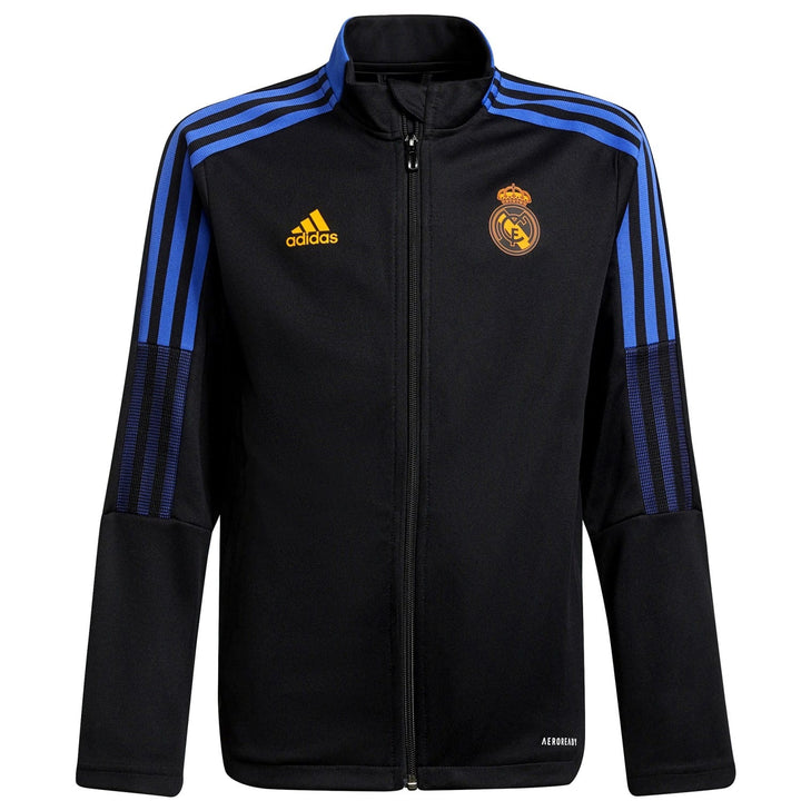 Kids - Real Madrid training presentation tracksuit 2021/22 - Adidas