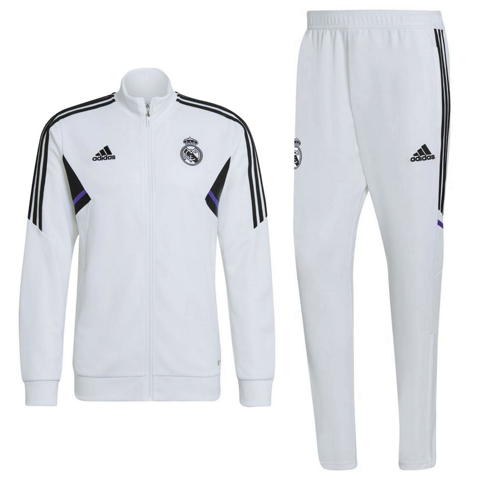 Tub banjo root Real Madrid white training bench Soccer tracksuit 2022/23 - Adidas –  SoccerTracksuits.com