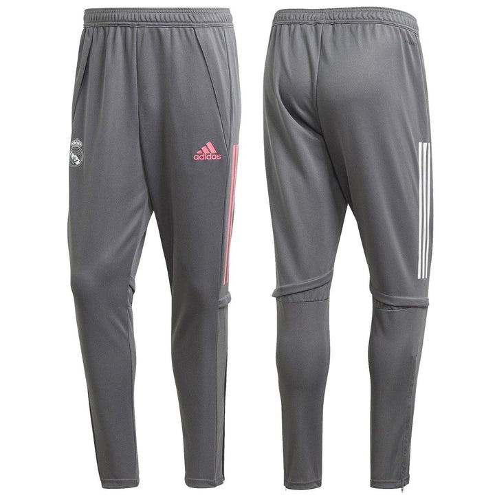 Real Madrid soccer grey technical training tracksuit 2020/21 - Adidas