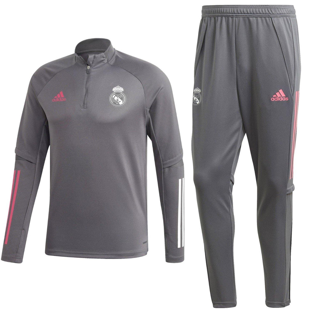 Riet Actie Voorbijganger Real Madrid soccer grey technical training tracksuit 2020/21 - Adidas –  SoccerTracksuits.com