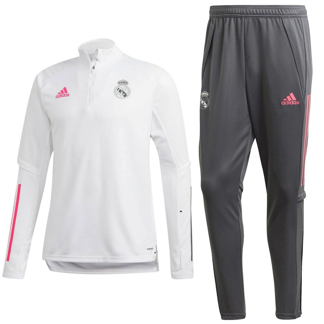 Real Madrid soccer technical training tracksuit 2020/21 - Adidas - SoccerTracksuits.com