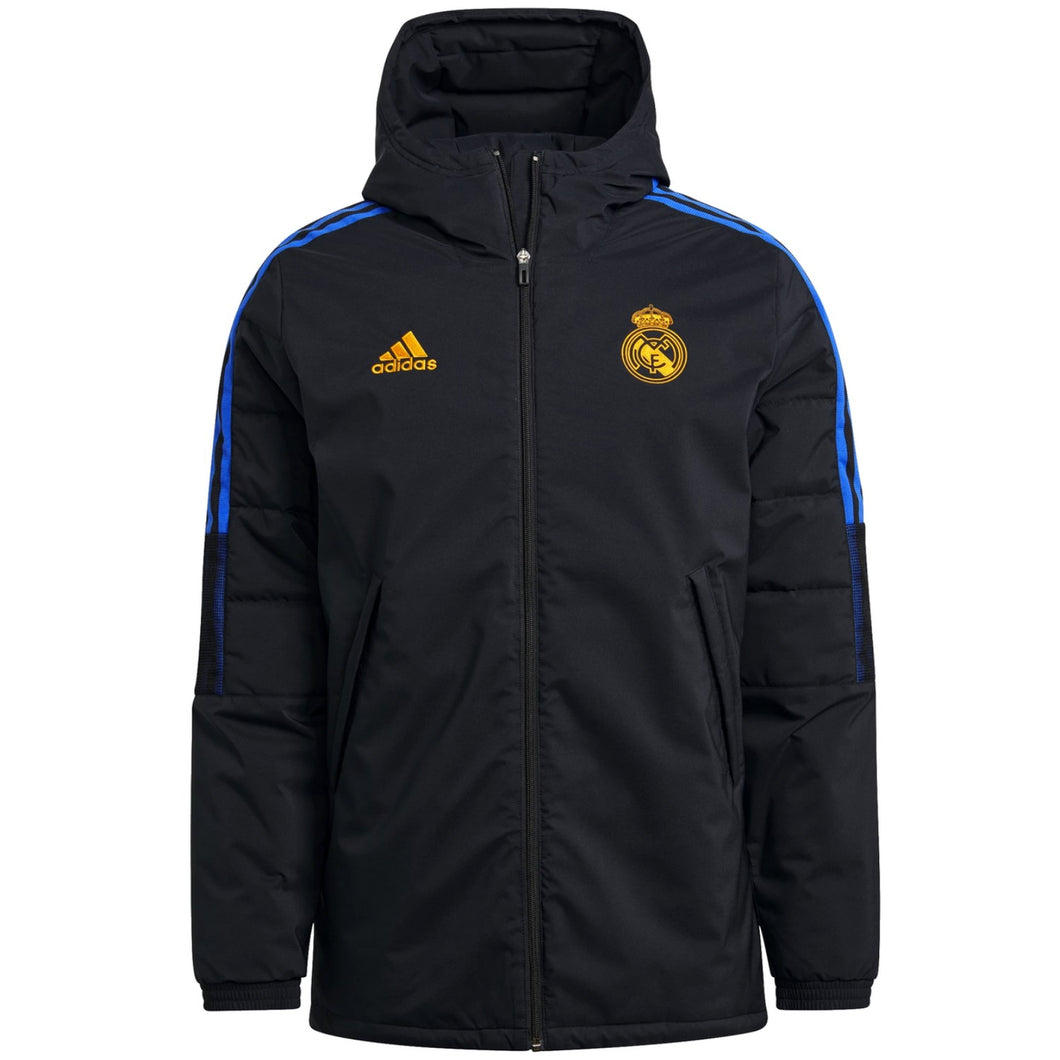 Real Madrid winter training bench soccer jacket 2021/22 - Adidas
