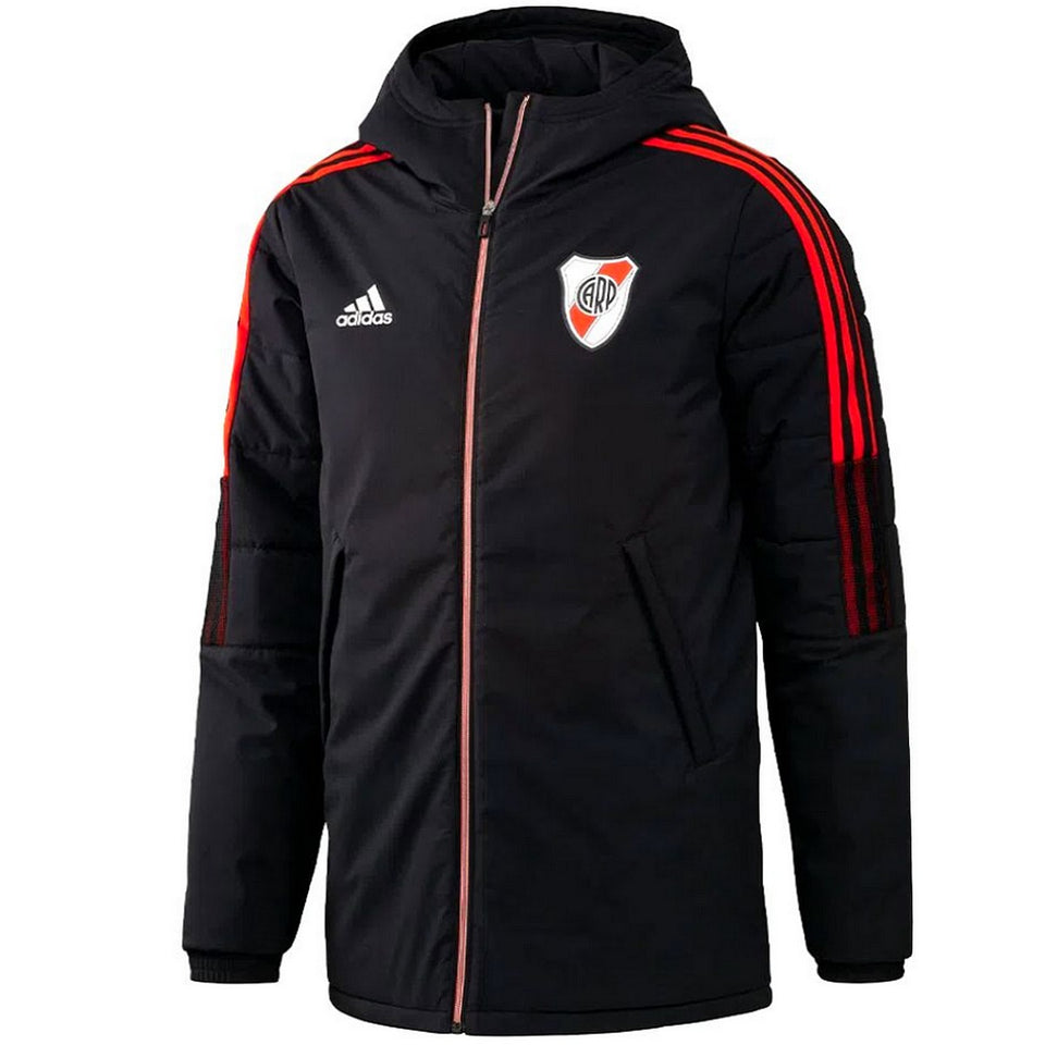 River Plate soccer winter training bench jacket 2022 - Adidas