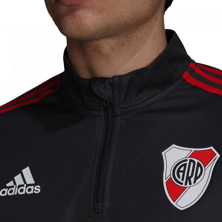 River Plate black training technical Soccer tracksuit 2021/22 - Adidas