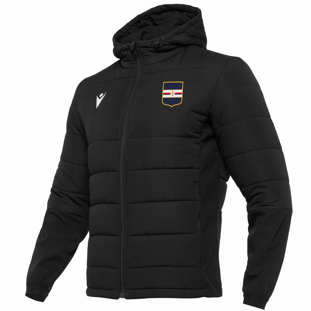 UC Sampdoria soccer presentation bomber jacket 2020/21 - Macron - SoccerTracksuits.com