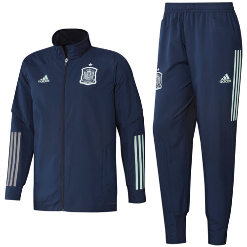 Spain navy presentation Soccer tracksuit 2020/21 - Adidas