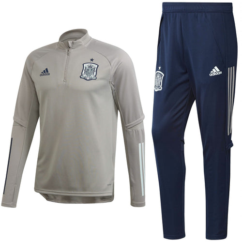 Spain grey training technical Soccer tracksuit 2020/21 - Adidas